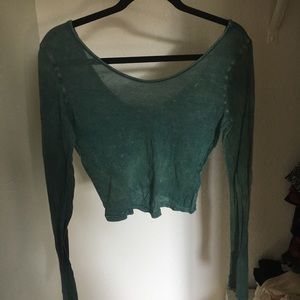 Ecote acid wash long sleeve
